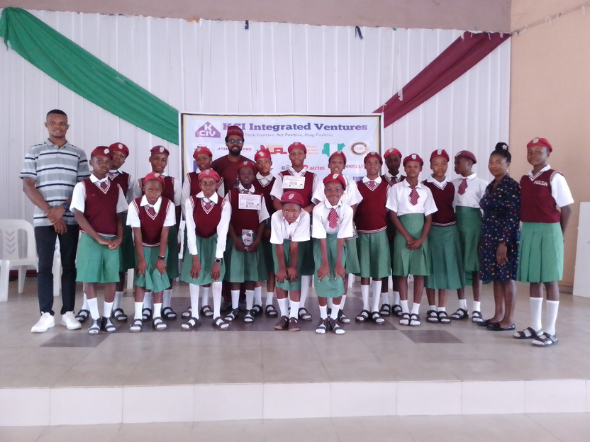 Students celebrating at a KCI event